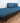 ON SALE Mid Century Modern Chaise with New Foam | Original Blue Fabric Upholstery