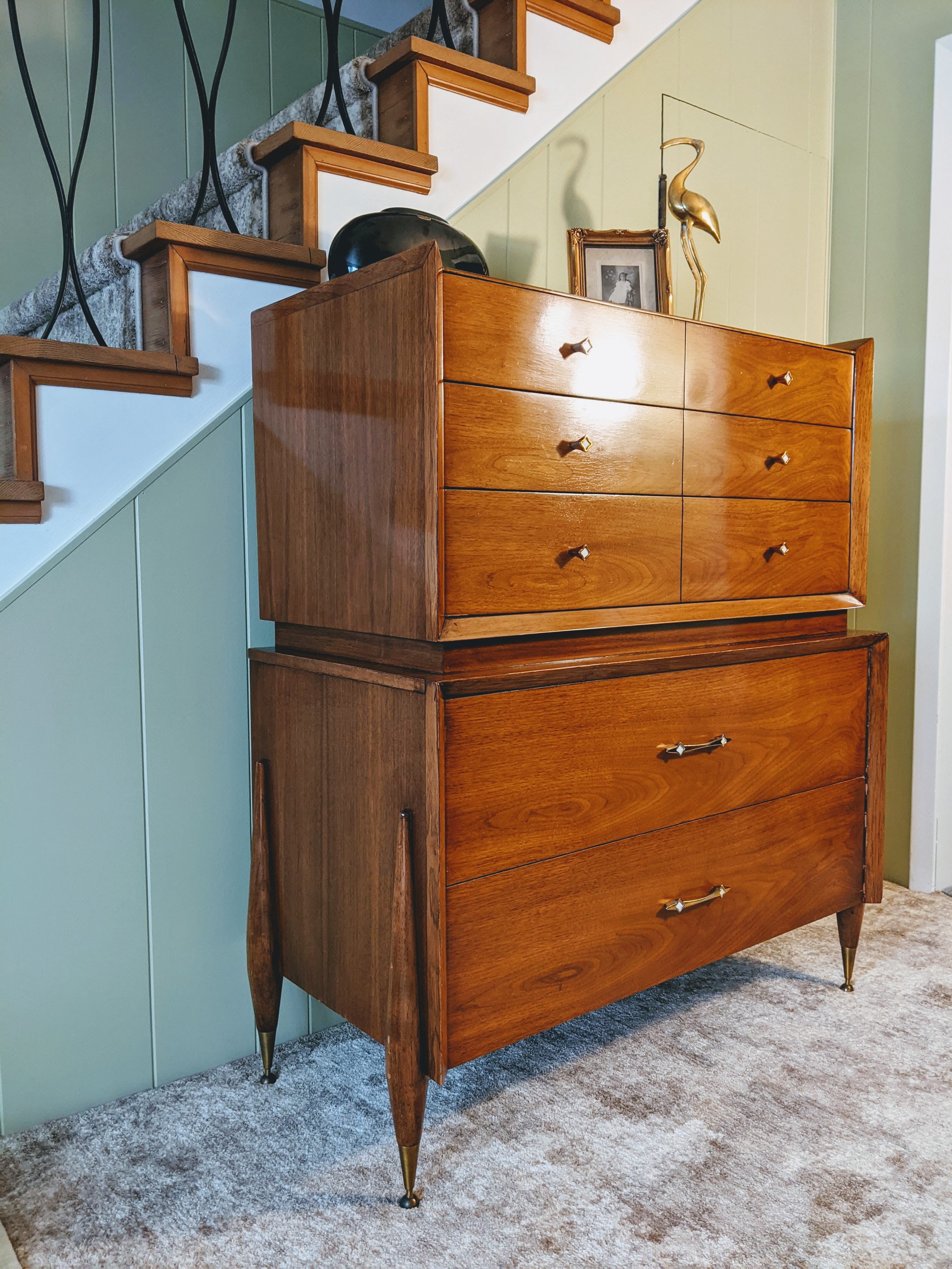 Kent Coffey - The Auburn Highboy 5 Drawer Dresser A Little More Like Home Kent Coffey - The Auburn Highboy 5 Drawer Dresser A Little More Like Home