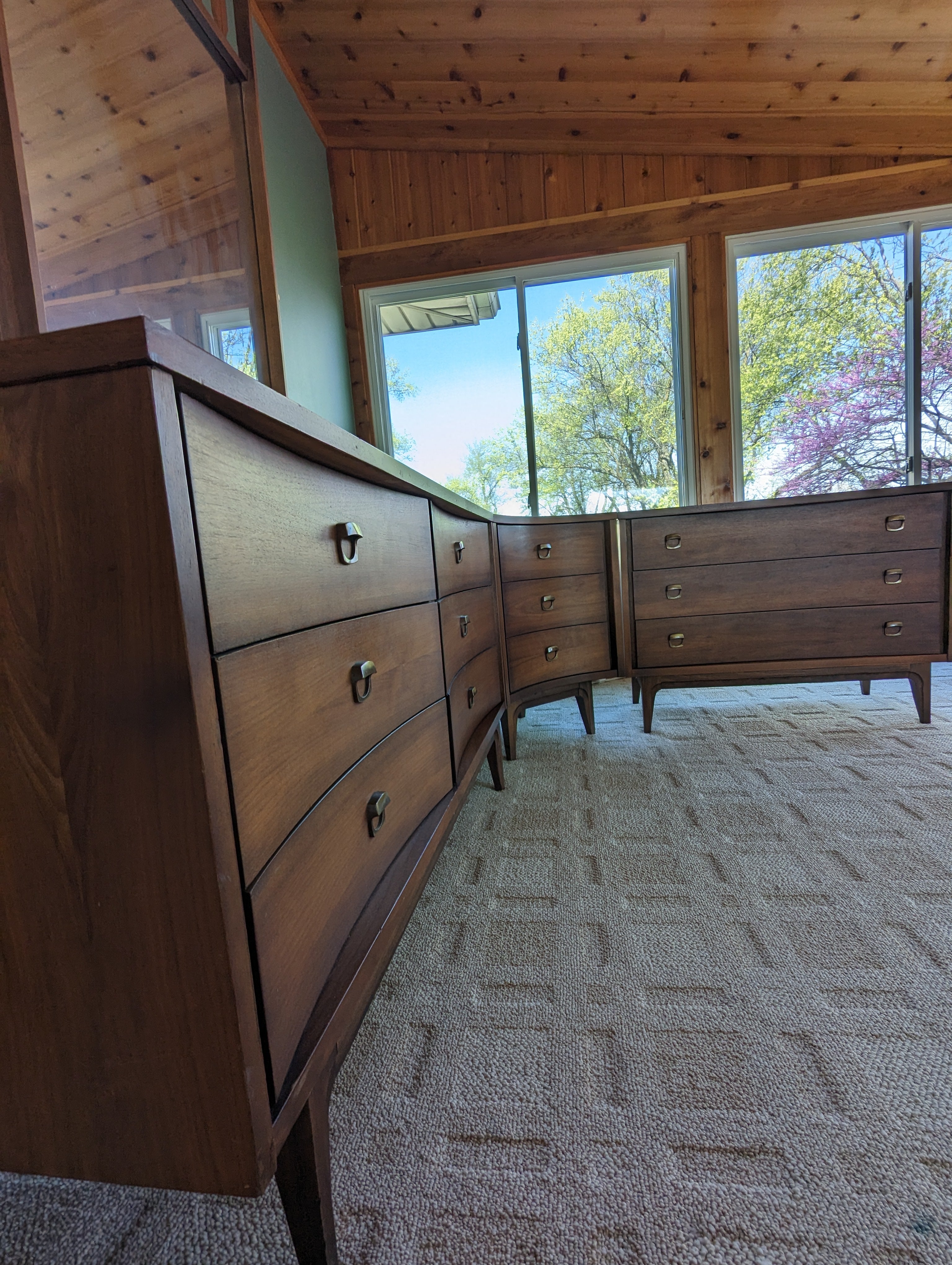 l shaped dresser Set of 3 Johnson Carper L-Shaped Dresser Set