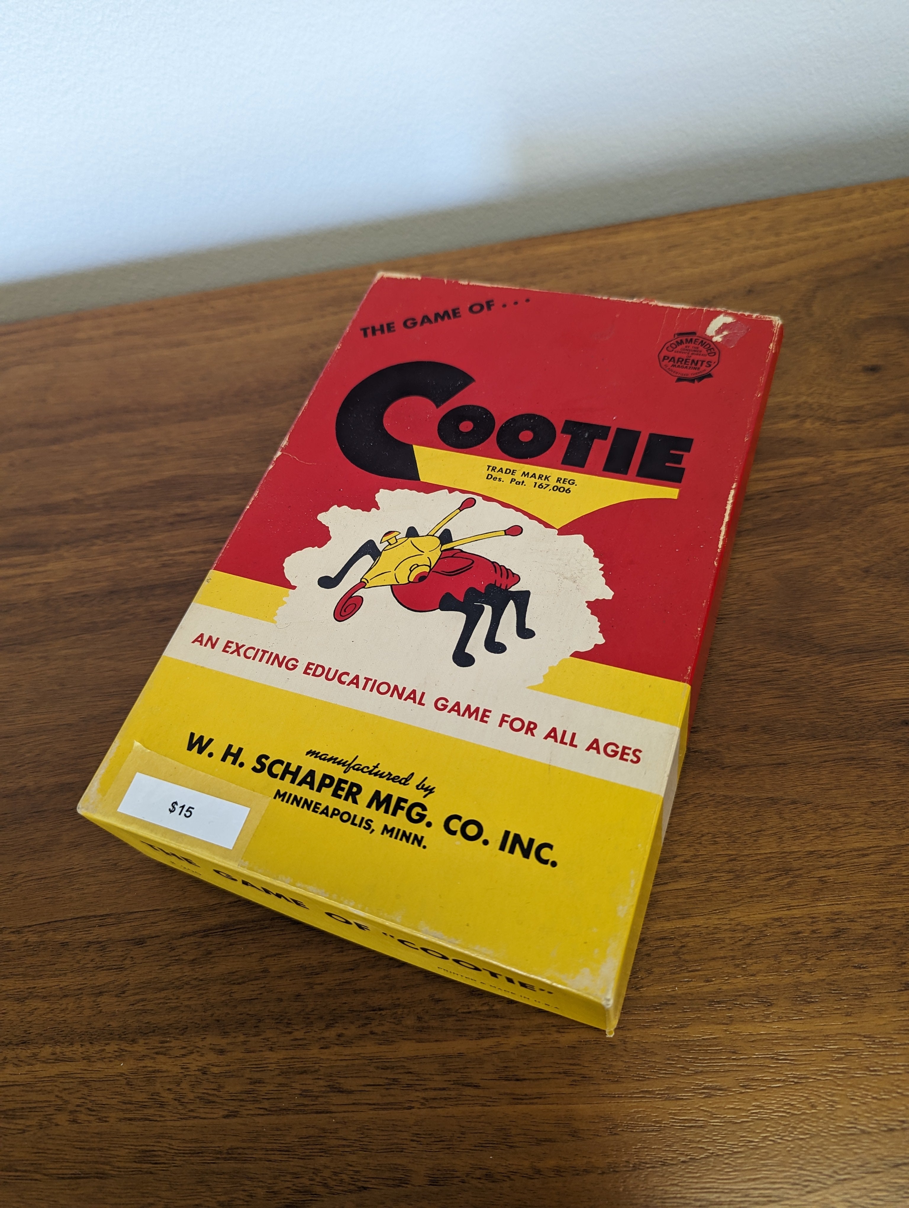 Vintage Game The Game of Cootie from 1949 alittlemorelikehome