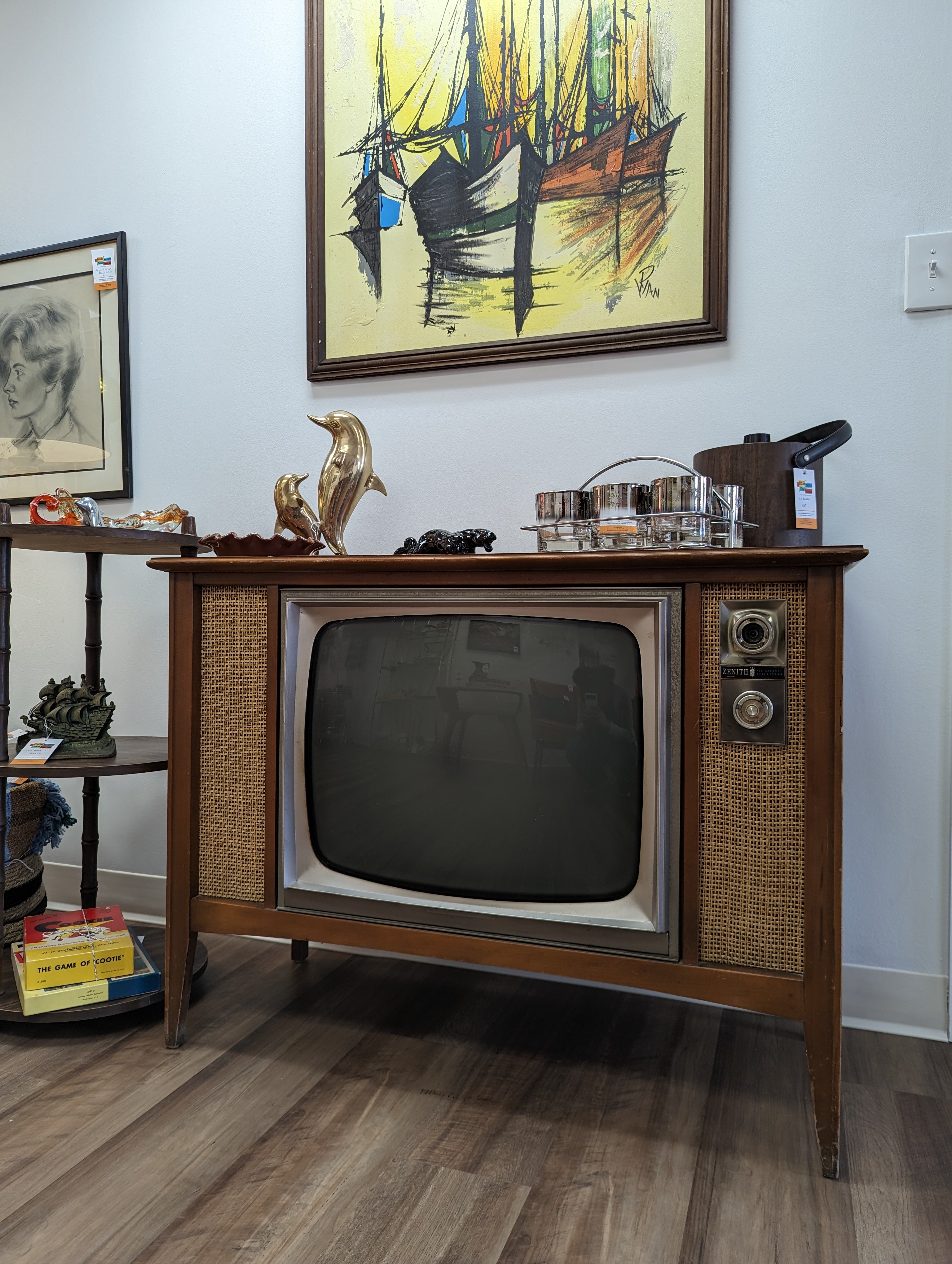 Signet Console Tv Vintage Zenith Console TV – A Little More Like Home