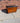 Mid Century Lane Record Storage Bench on Casters