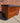 Mid Century Lane Record Storage Bench on Casters