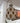 Large Brutalist Ceramic Swag Light with Inner Shade