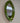 Green Eye-Shaped Wall Mirror
