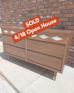 Bassett "Colorama" Six Drawer Lowboy Dresser