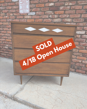 Bassett "Colorama" Four Drawer Tallboy Dresser