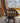 Rattan Swivel Chair with Beige Cushion