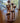 Mid Century Modern Wood Candelabra