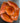 Retro Orange Ceramic 4 Piece Serving Platter on Lazy Susan