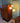 Mid Century Modern Brass Pole Lamp | Amber Glass Shades