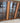 Mid Century Modern Cabinet | Wicker and Glass Doors