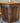 Mid Century Modern Octagon End Table | Travertine Top