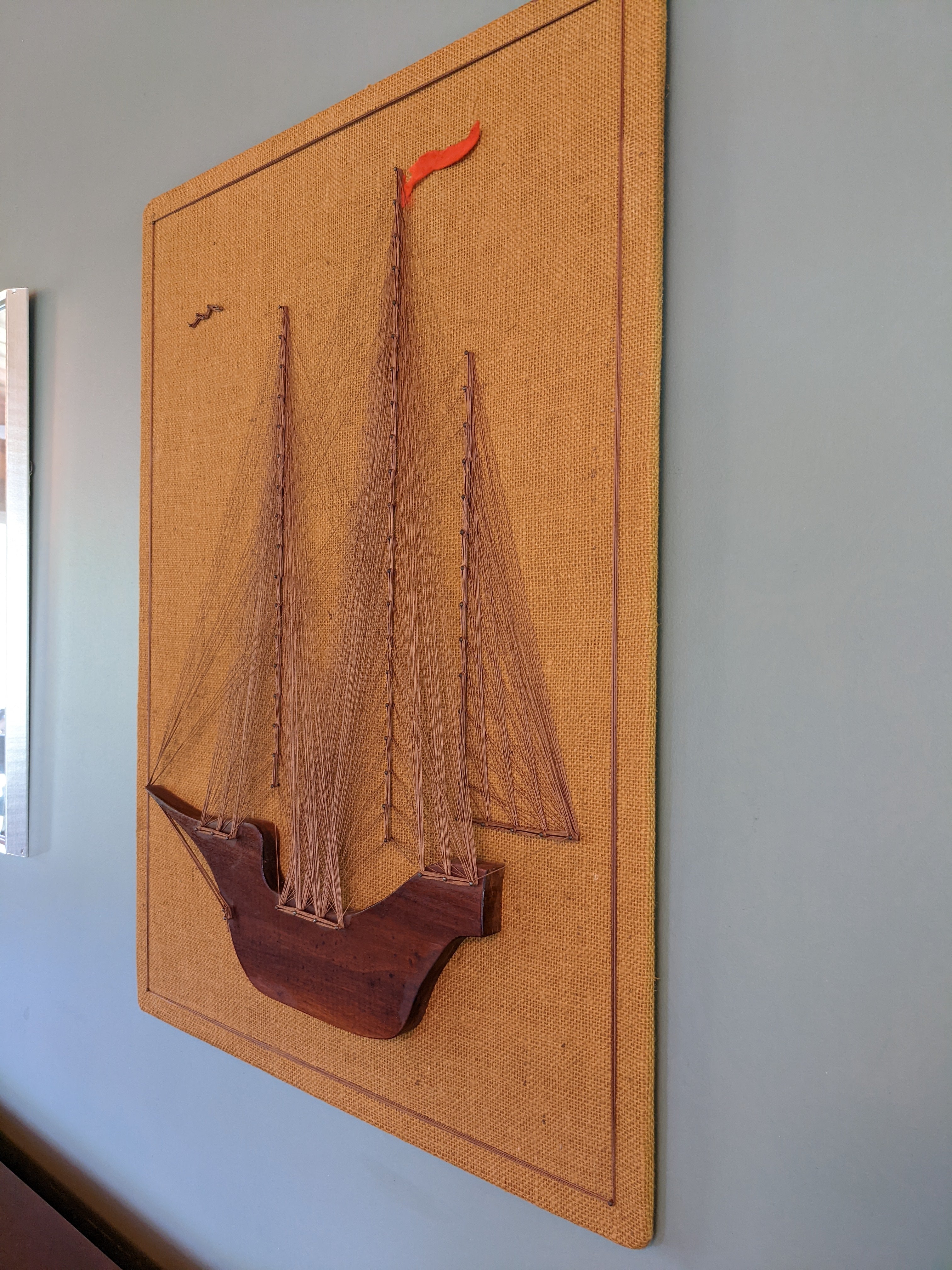 Handmade String Art | Ship Art – A Little More Like Home