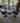 Retro Smoked Lucite Glass Top Dining Set | Chrome Tulip Pedestals | Space Age Design