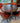 Groovy Retro Dining Set with Table and 4 Chromcraft Red Swivel Dining Chairs with Black Seat Designs