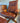 Mid Century Modern Kebe Leather Armchair and Ottoman